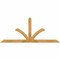 Ekena Millwork Richland Rough Sawn Timber Gable Bracket, Western Red Cedar, 84"W x 35"H x 4"D x 4"F, 10/12 Pitch GBW084X35X0404RIC00RWR - alternate 1